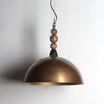 Ujjala Wood & Metal Dome Pendant Lamp