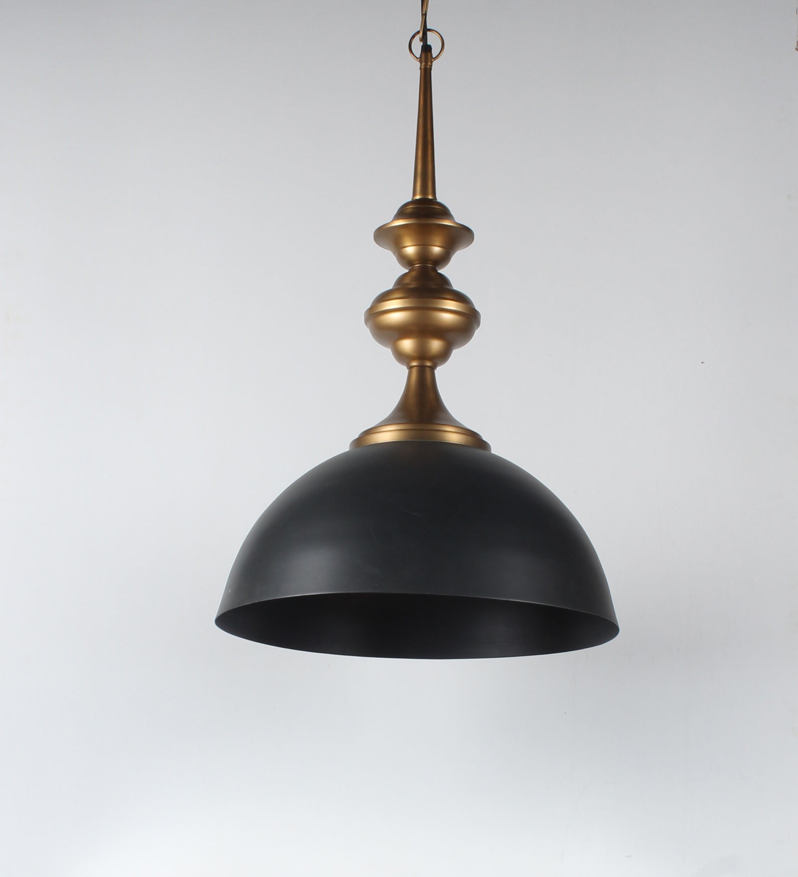 Ujjala Natural Iron Dome Hanging Light