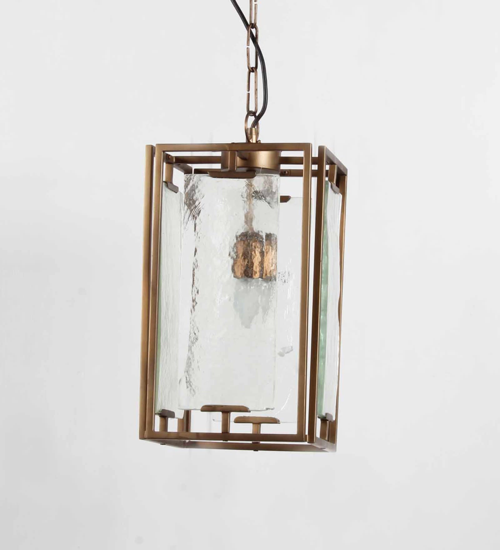 Ujjala Glass & Metal one holder pendant Light