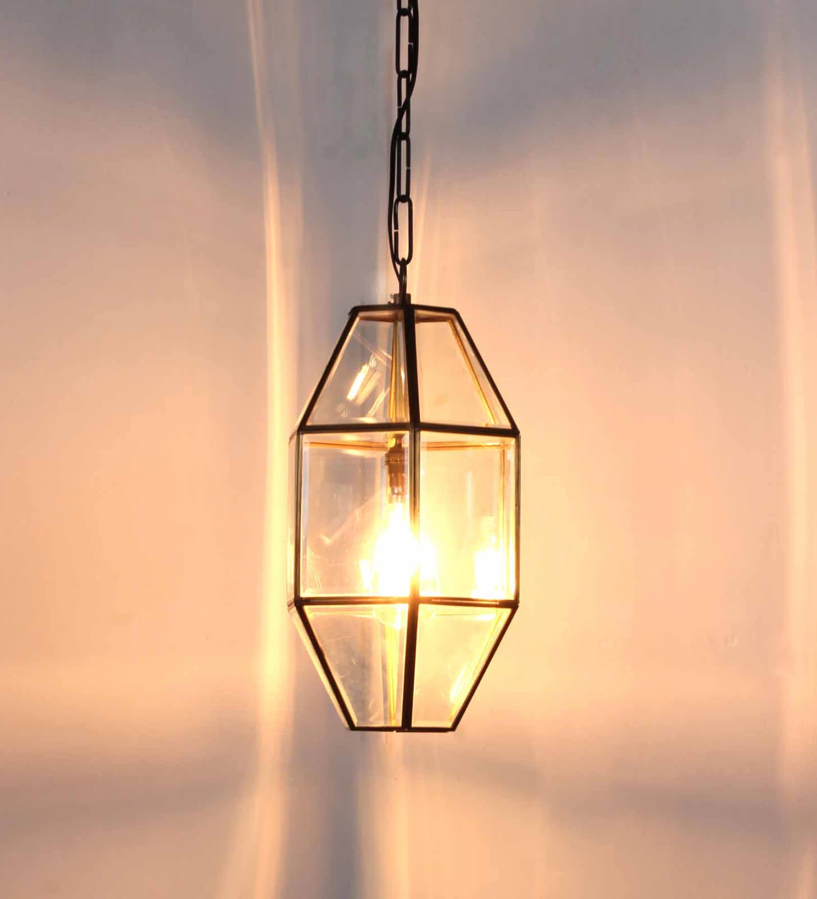 Ujjala Clear Glass Pendant Light