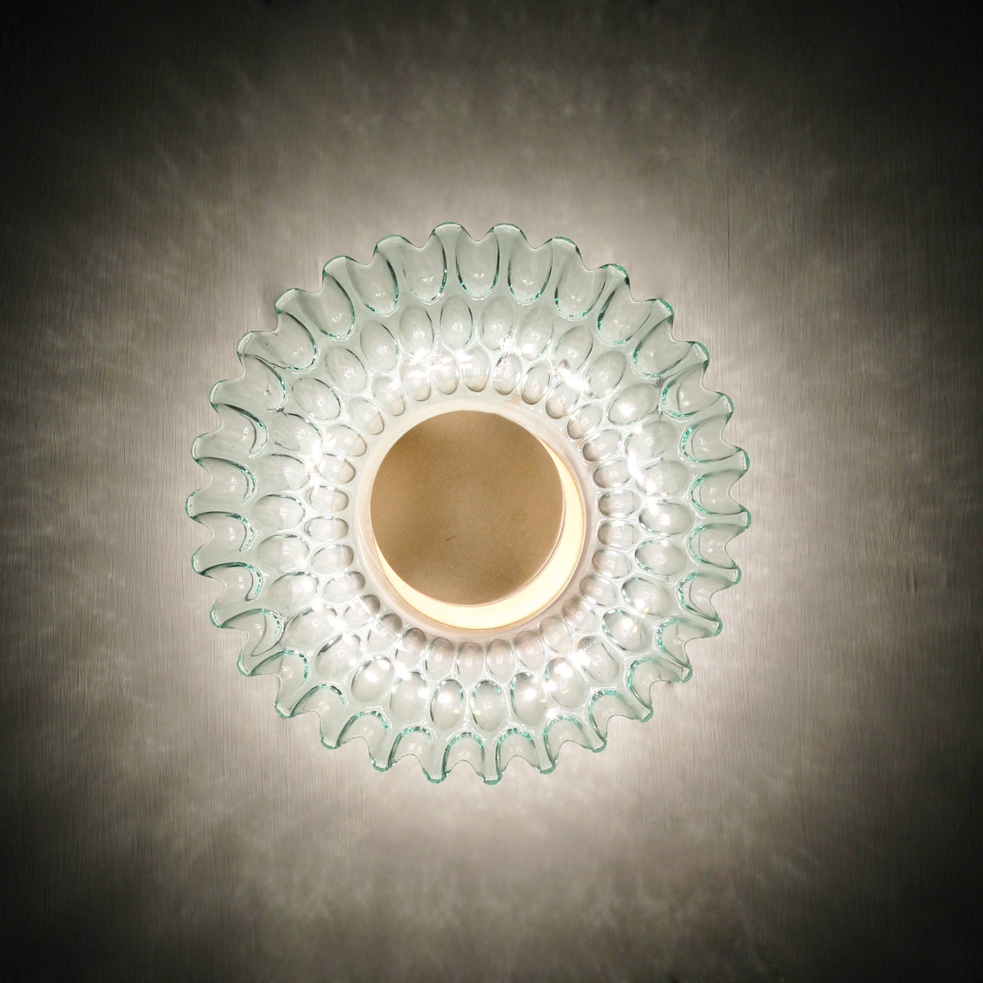 Green Glass Wall Lamp