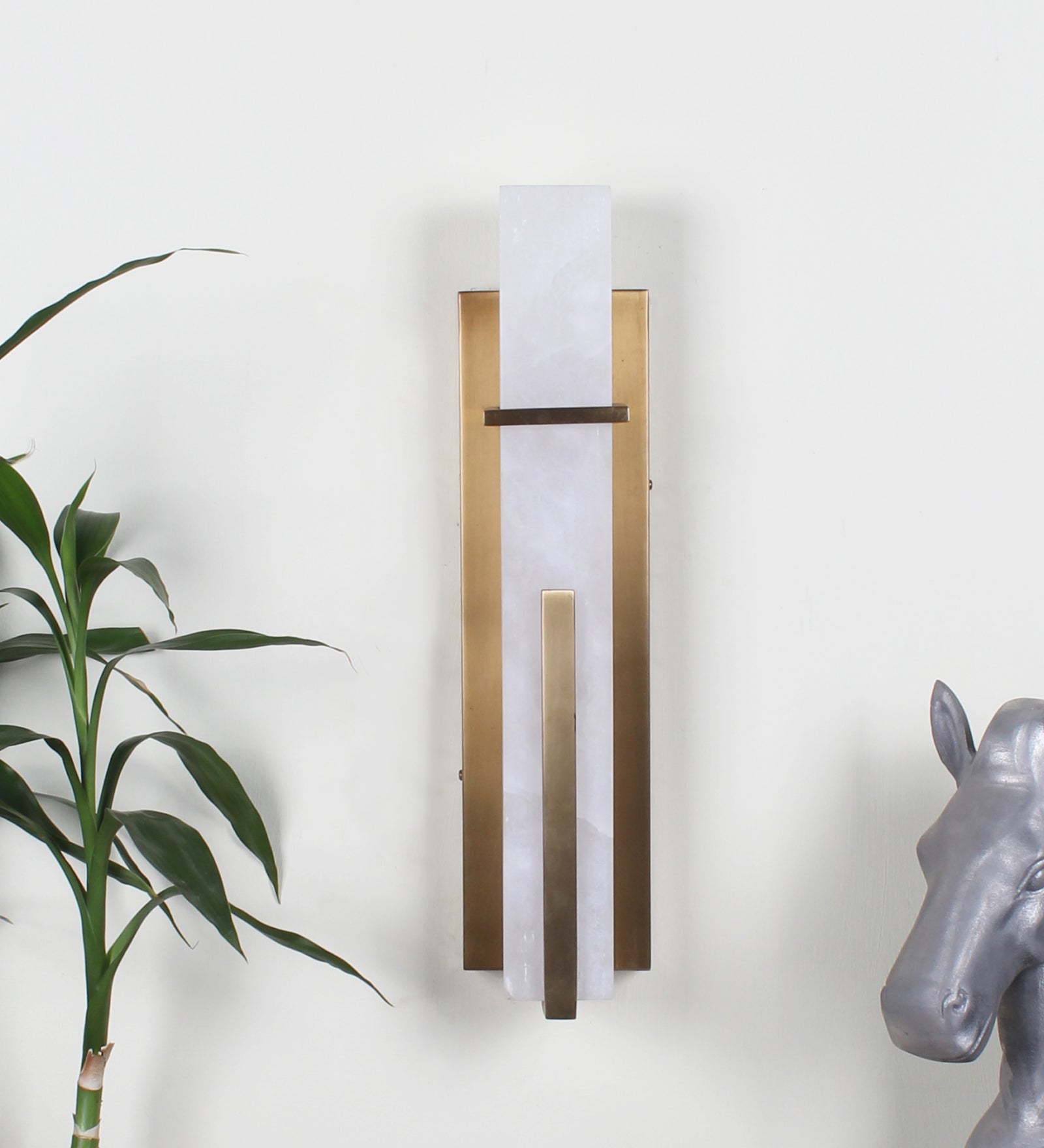 Ujjala Alabaster LED Wall Light