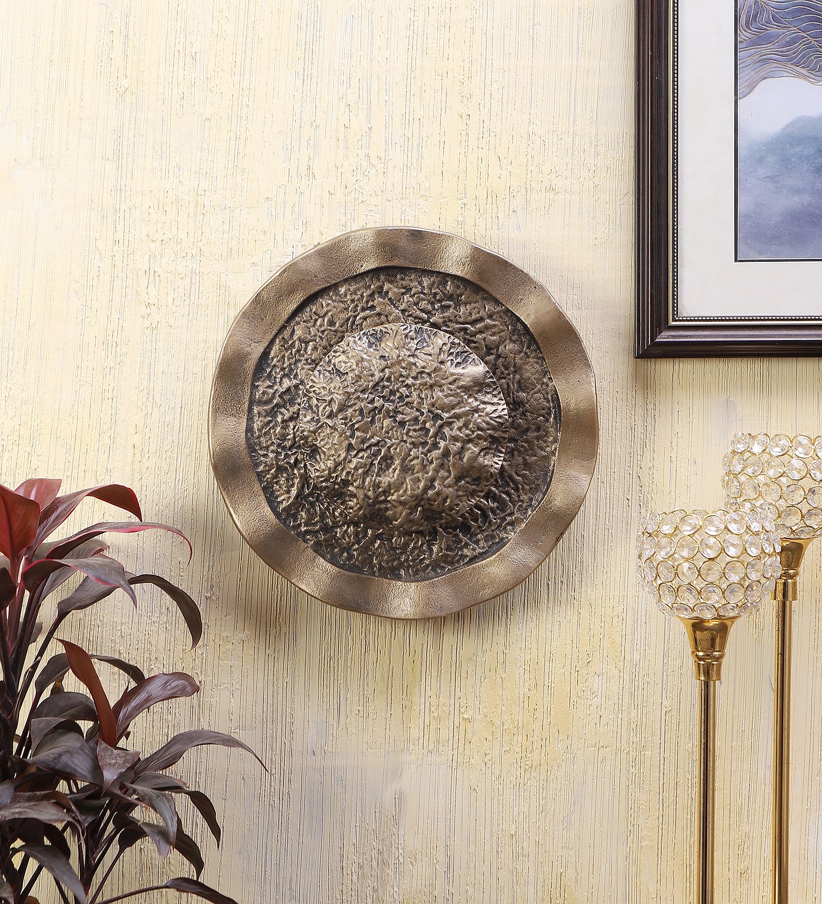 Wall Sconces Single Round Copper Wall Light