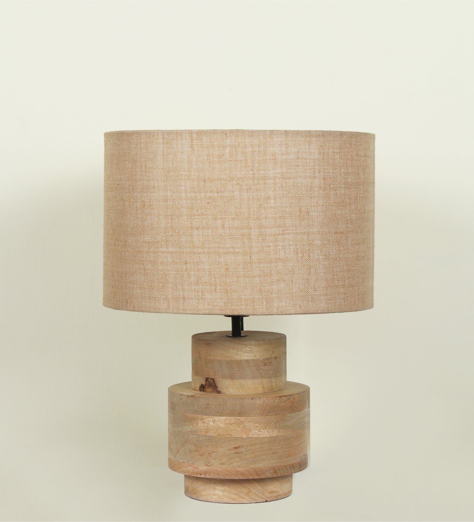 Ujjala Base Drum Shape Table Lamp & Natural jute Lampshade ( Bulb Not Included)