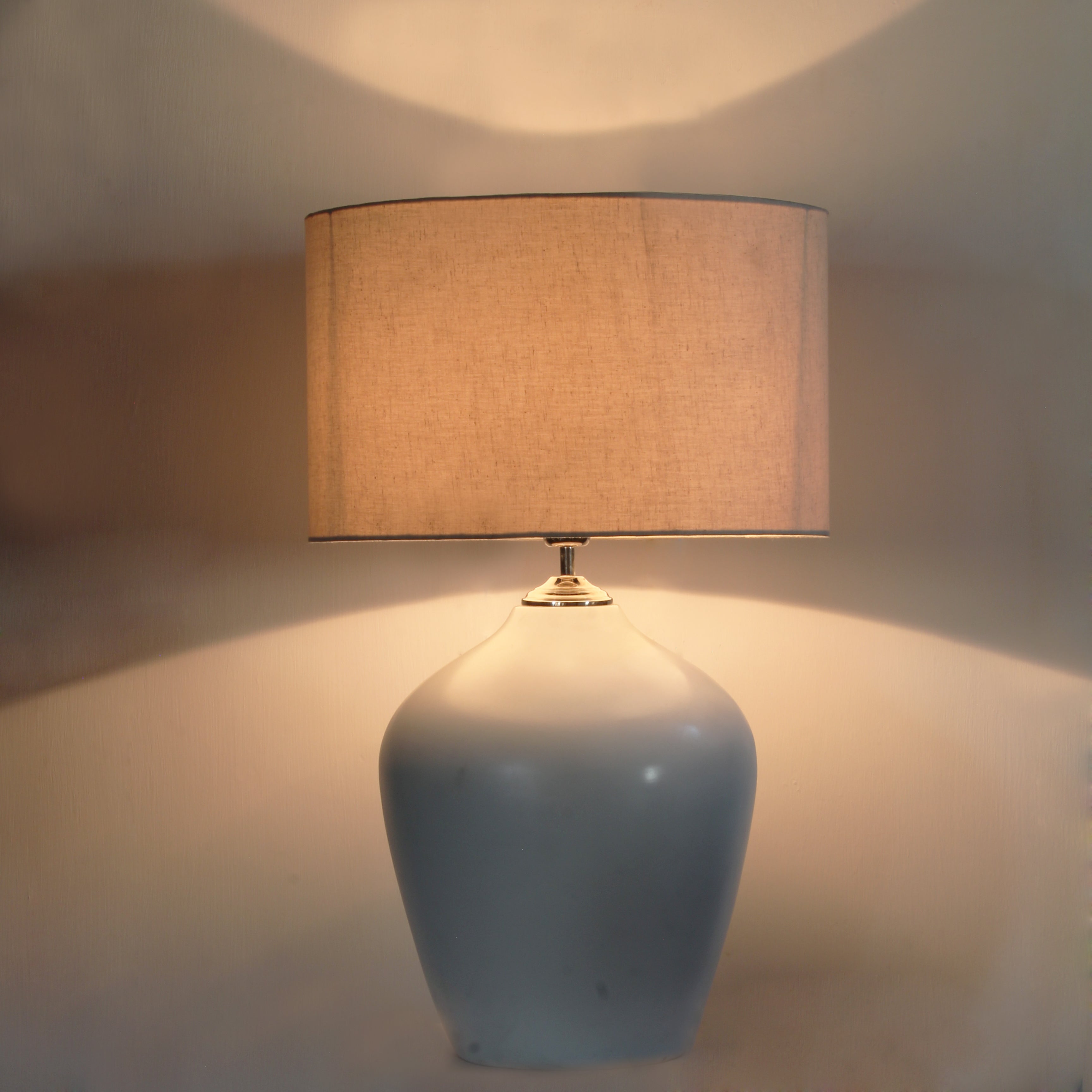 Ujjala Ceramic Table Lamp with Shade