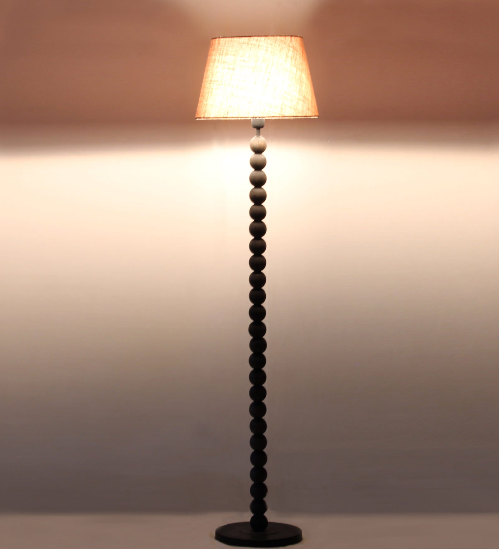 Floor Lamp Standing Modern with Fabric Lamp Shade