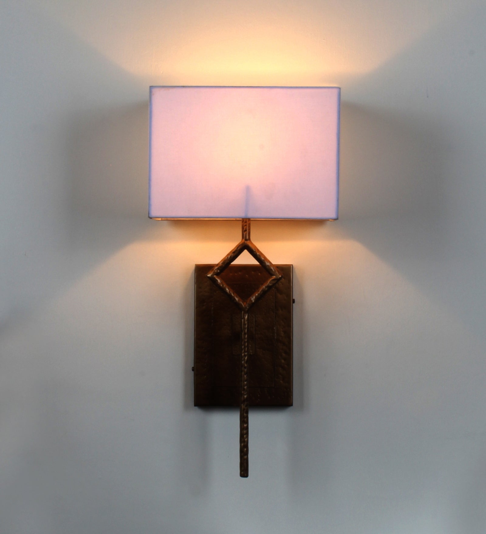 Metal Wall Light With Lamp Shade