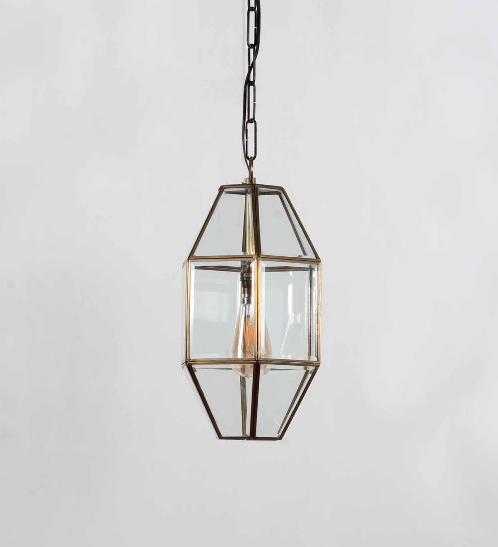 Ujjala Clear Glass Pendant Light