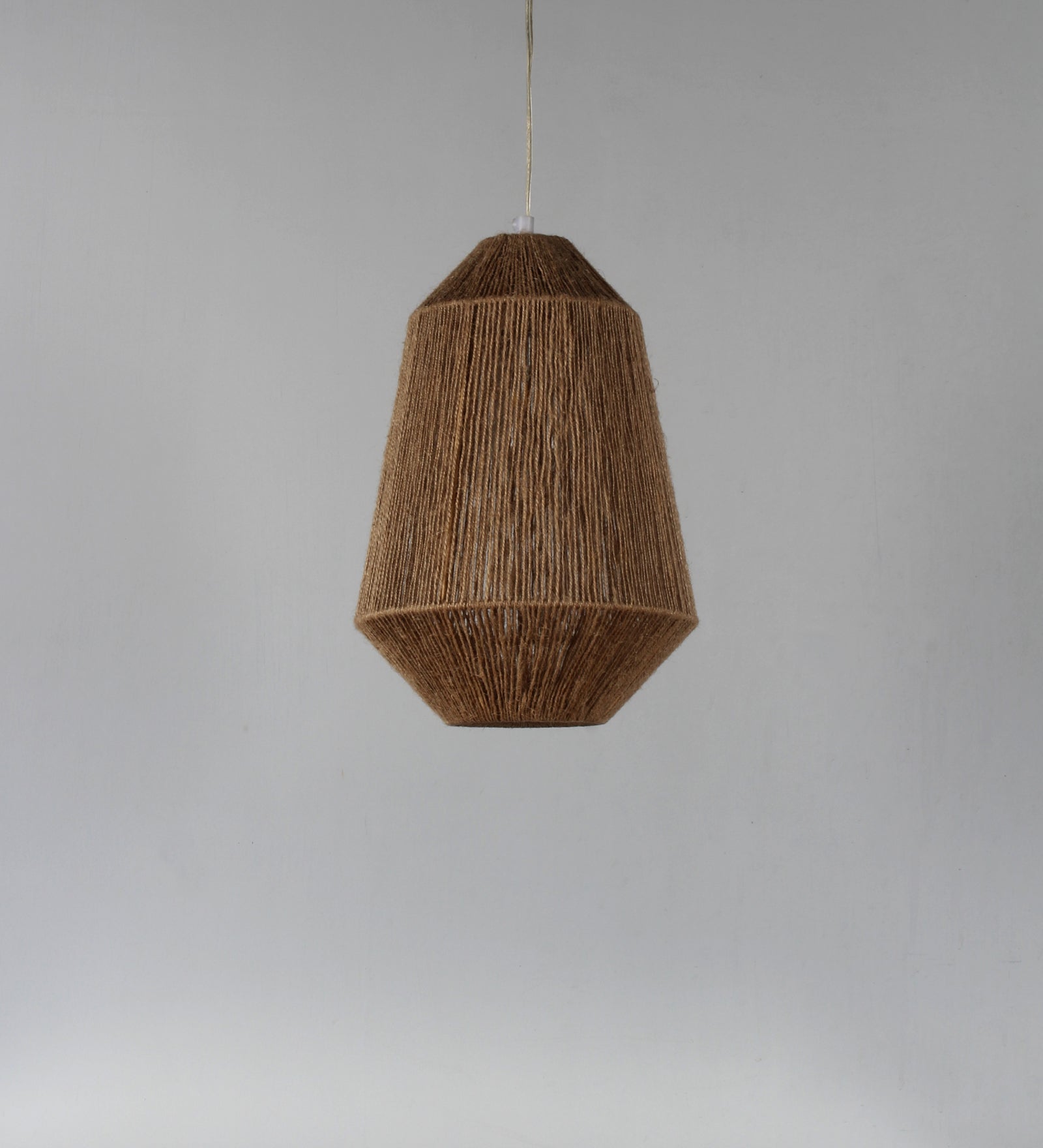 Natural Jute Dome Hanging Light